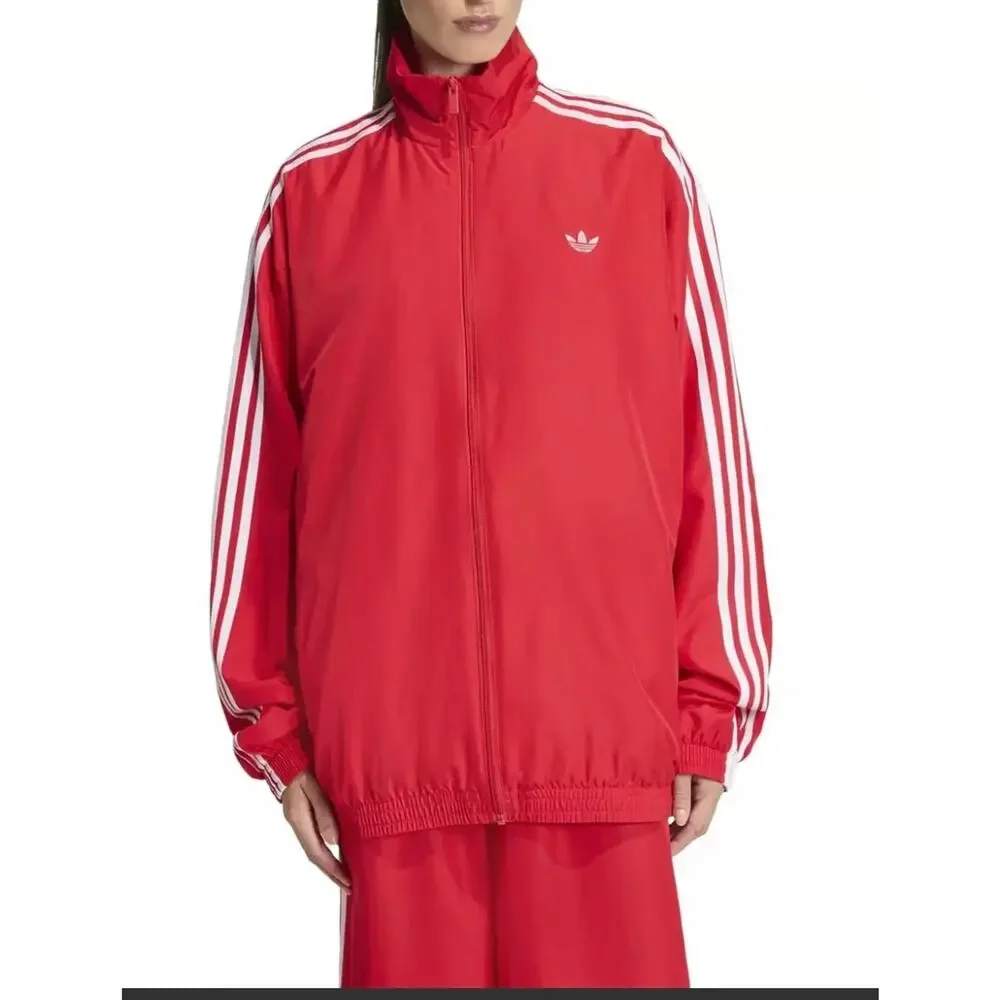 NEW ADIDAS ORIGINALS Adilenium Women's XL Tracksuit Red - Picture 2 of 9